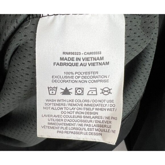 Nike Dri-Fit Mens Full-Zip Jacket L Black Polyester Lightweight Athletic Wear - Picture 7 of 12